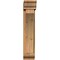 Ekena Millwork Thorton Traditional Rough Sawn Bracket w/ Offset Brace, Western Red Cedar, 6"W x 18"D x 30"H BKT0604X18X30THR01RWR - alternate 3